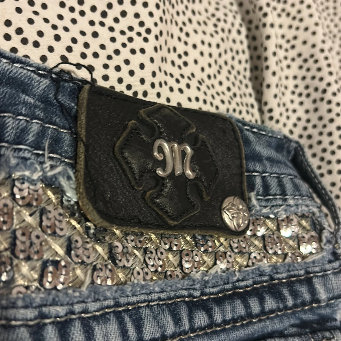 Miss Me jeans med paljettdetaljer - 3