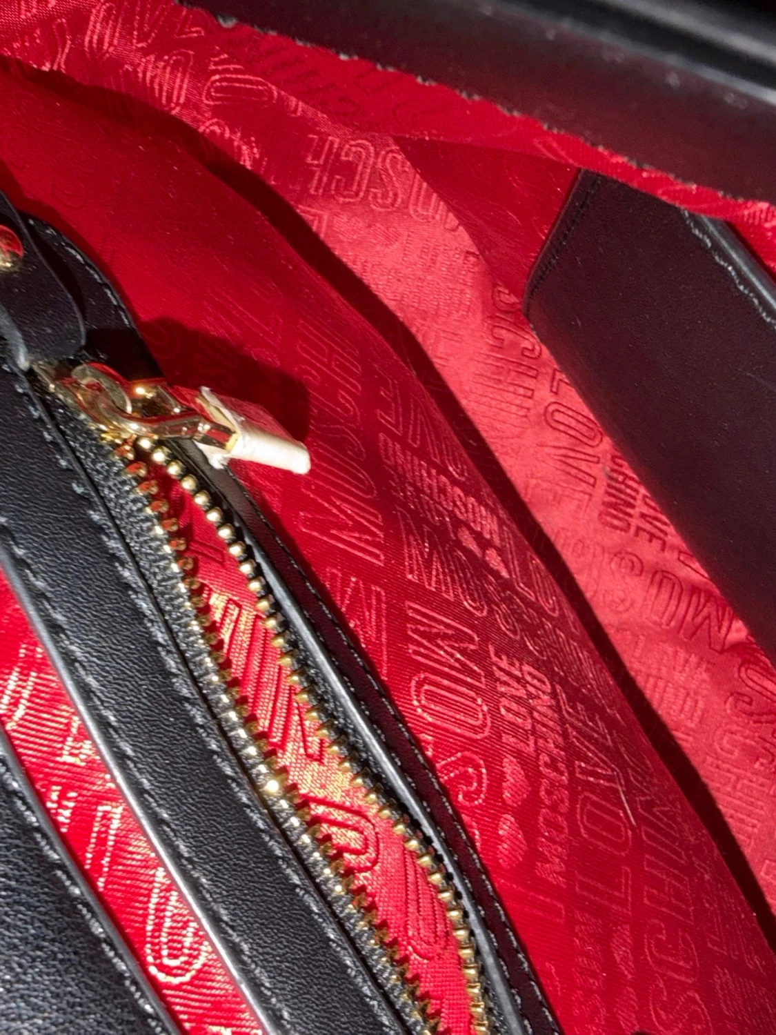 Svart axelväska från Love Moschino - 3