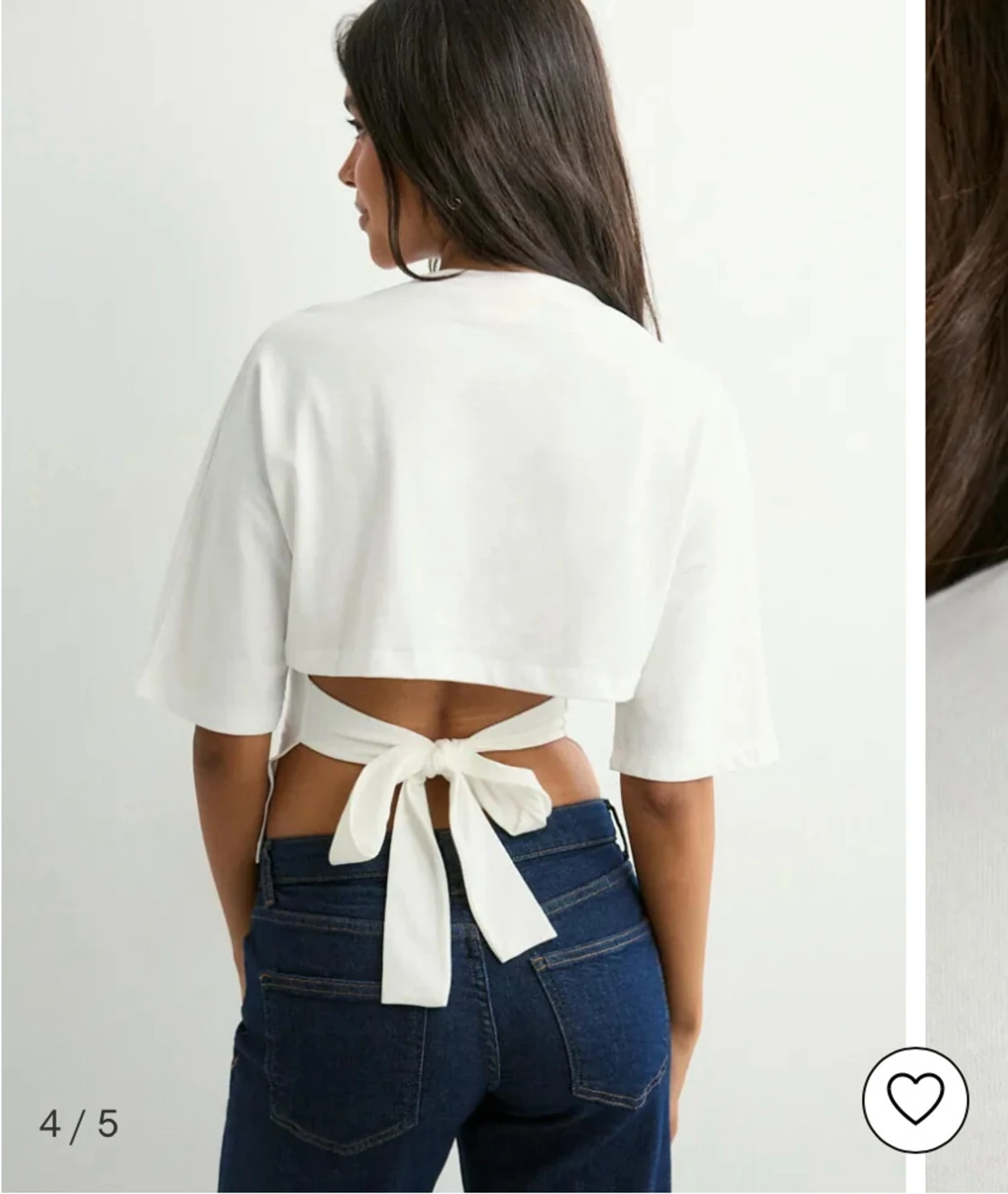 Open back tie tee  - 2