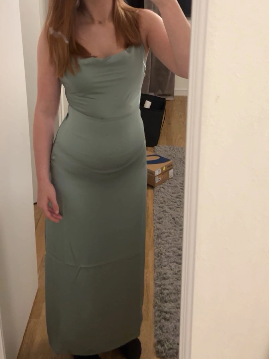 Grön långklänning från Vila - 2