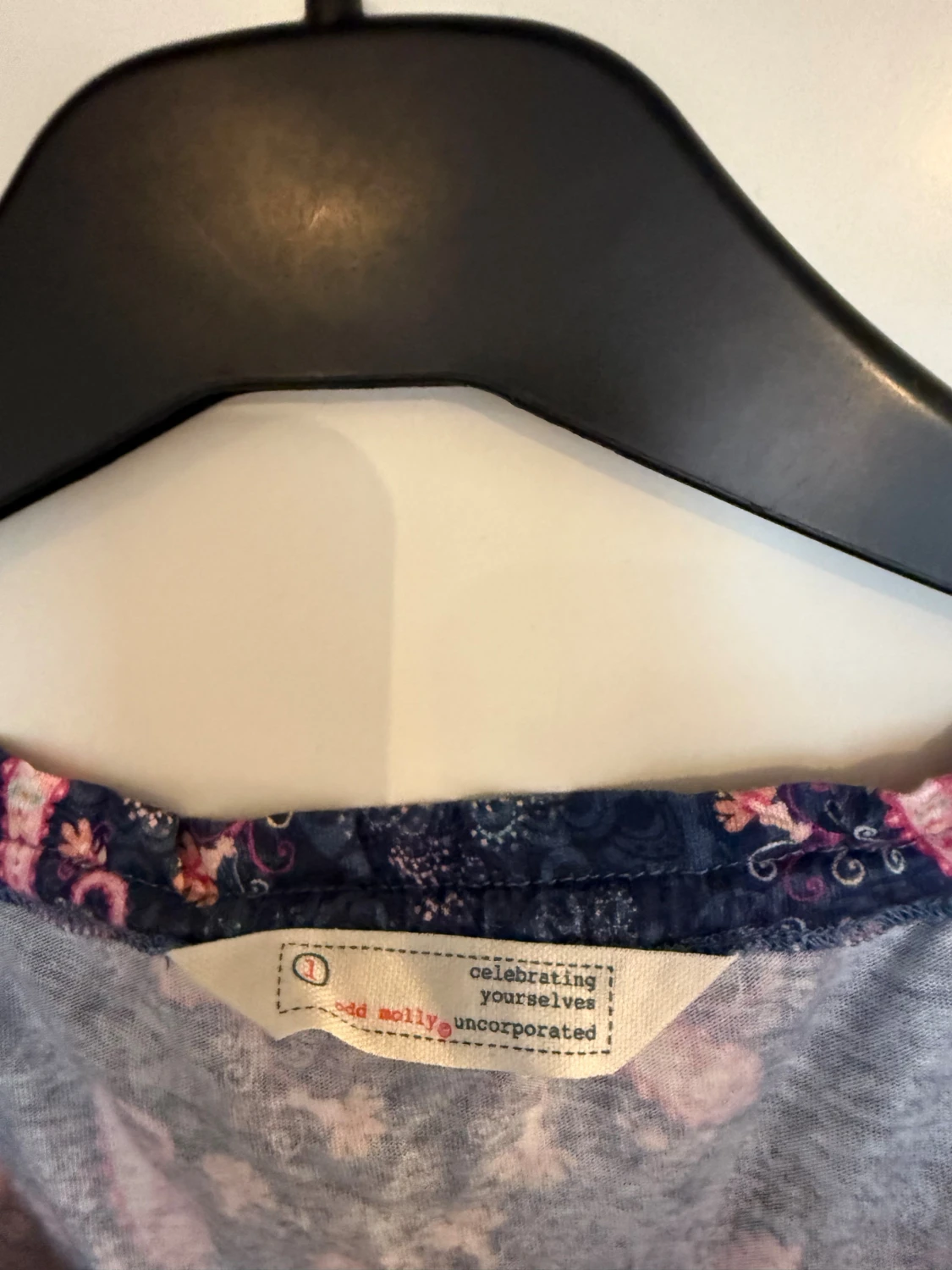 Blå paisleymönstrad klänning Odd Molly - 1