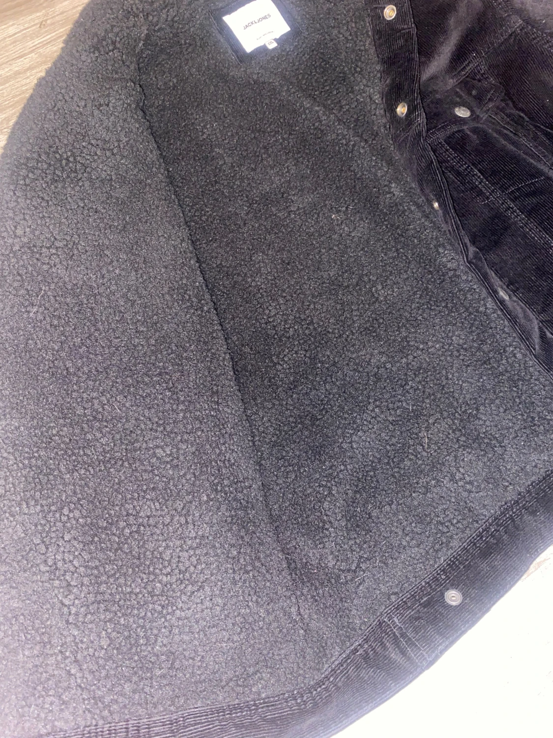 Svart teddyjacka från Jack & Jones - 2