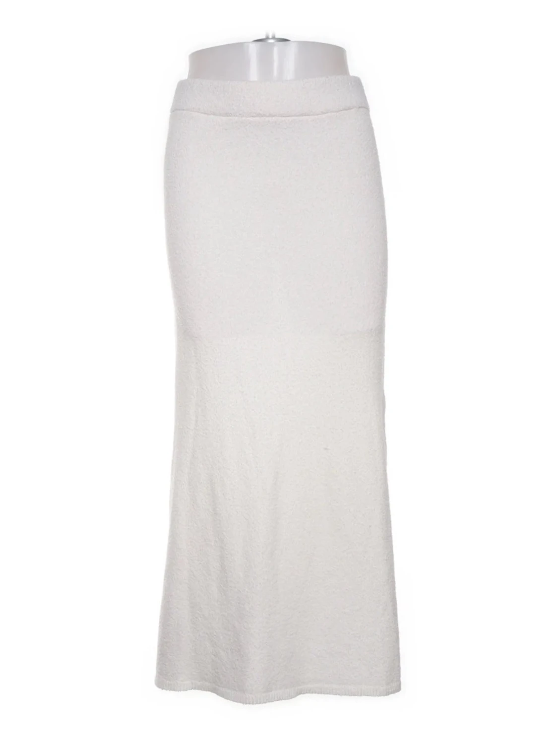 Vit långkjol från NA-KD i frotté