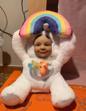 Unicorn/my little pony nalle - En nalle jag skapat med unicorn och my littlepony inslag 🦄