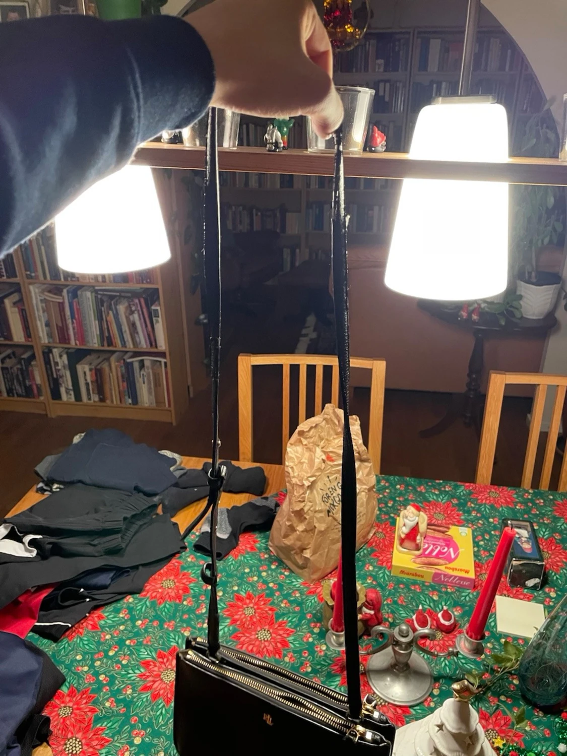 Svart axelväska från Lauren Ralph Lauren - 6