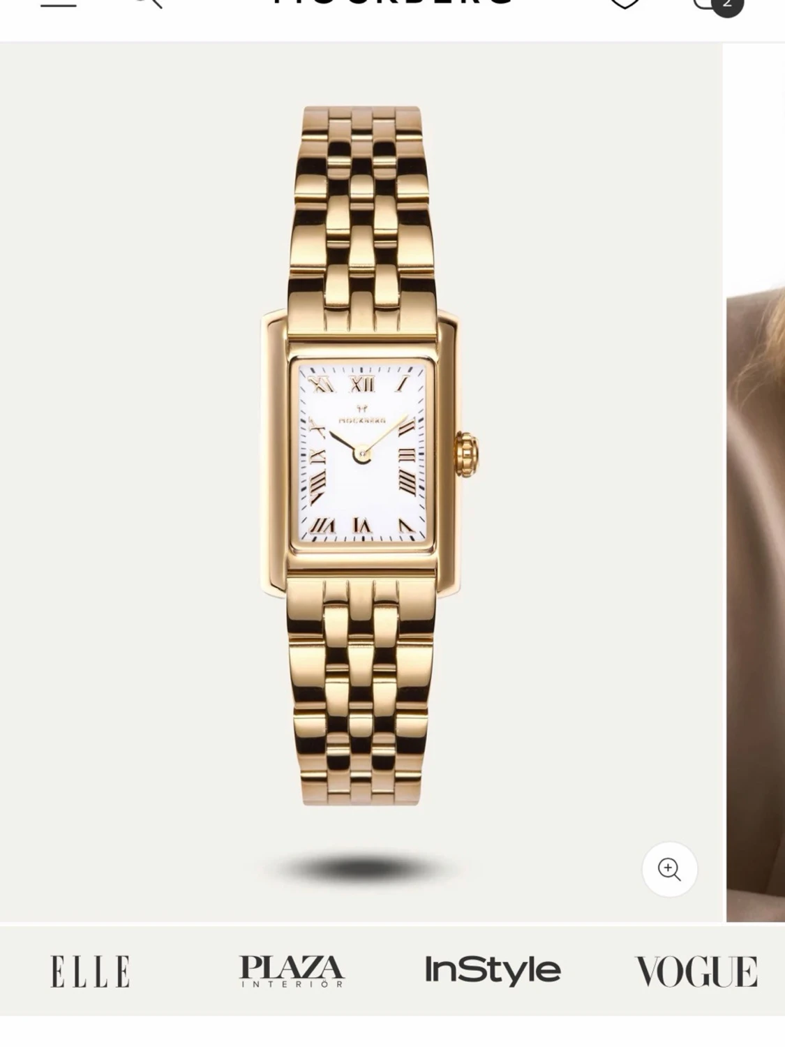 Mockberg klocka guld - 1