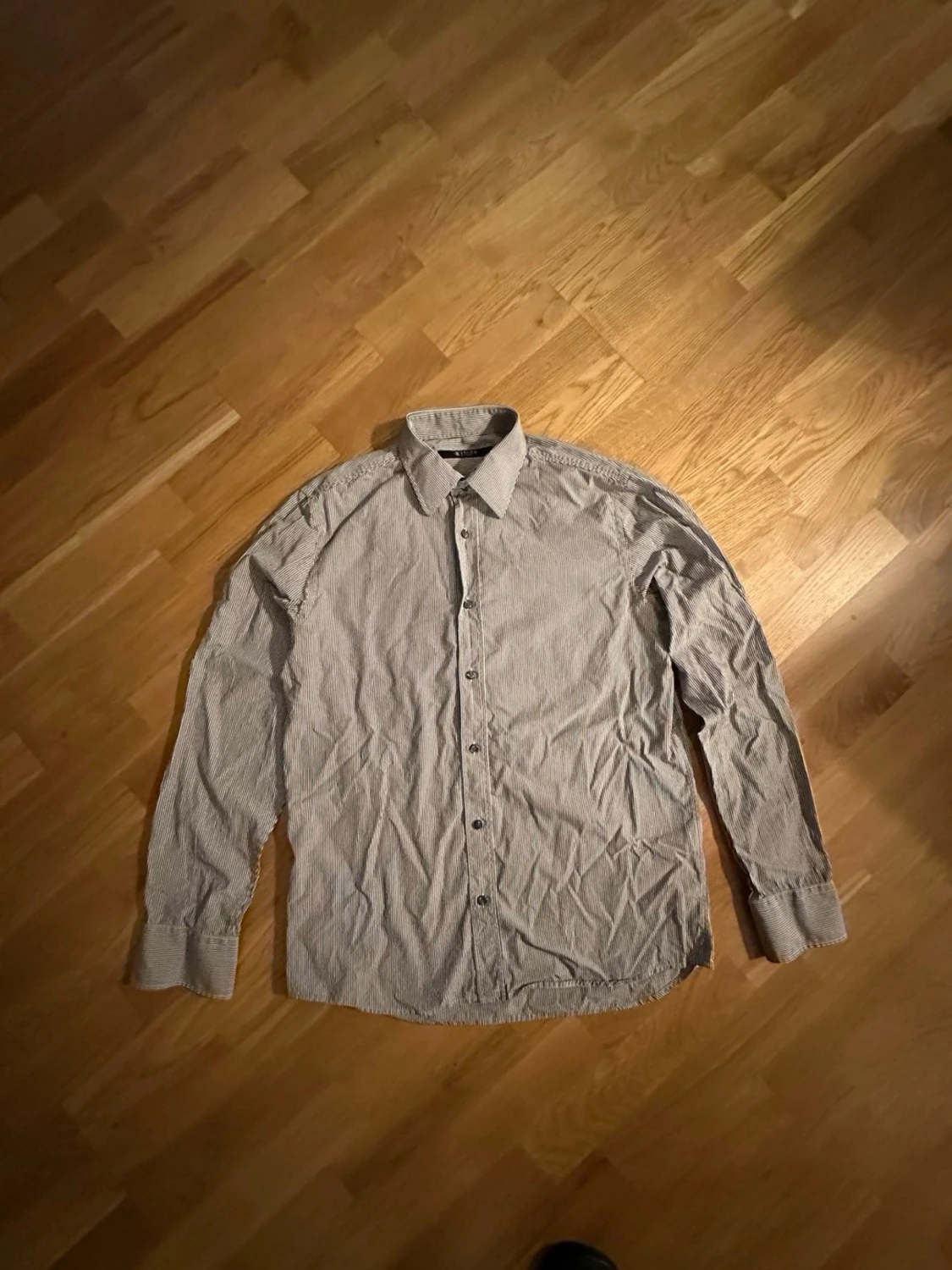 Randig grå skjorta från Tiger - 1