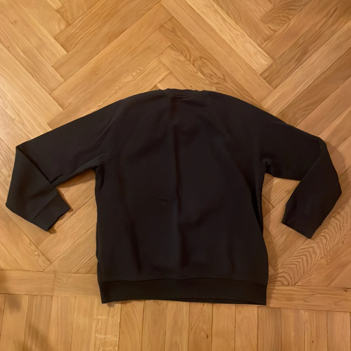 Marinblå sweatshirt i bomull - 1