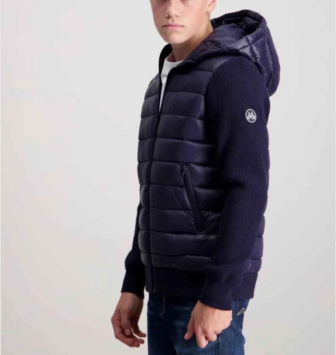 Maggiore blå hybrid jacka