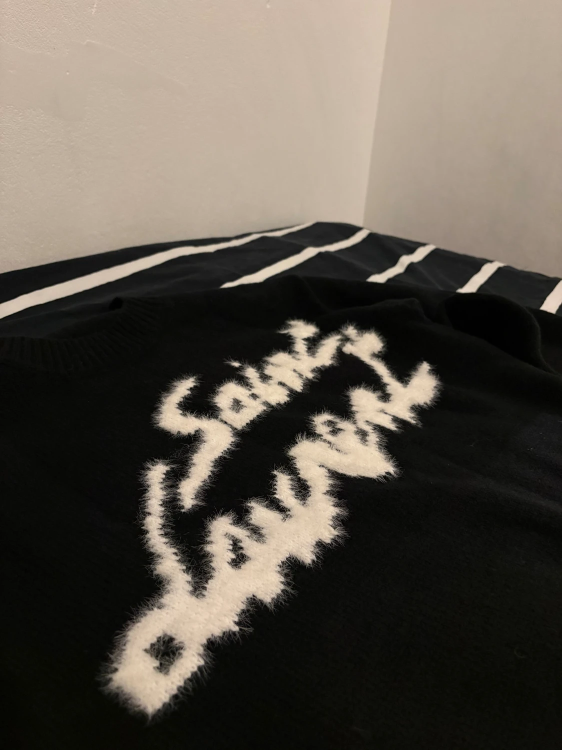 Svart Saint Laurent stickad tröja - 2