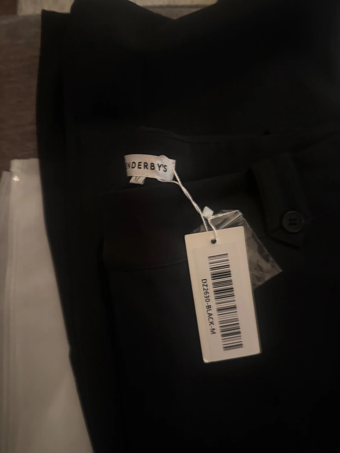 Svarta low waist wide pants Venderby's - 2