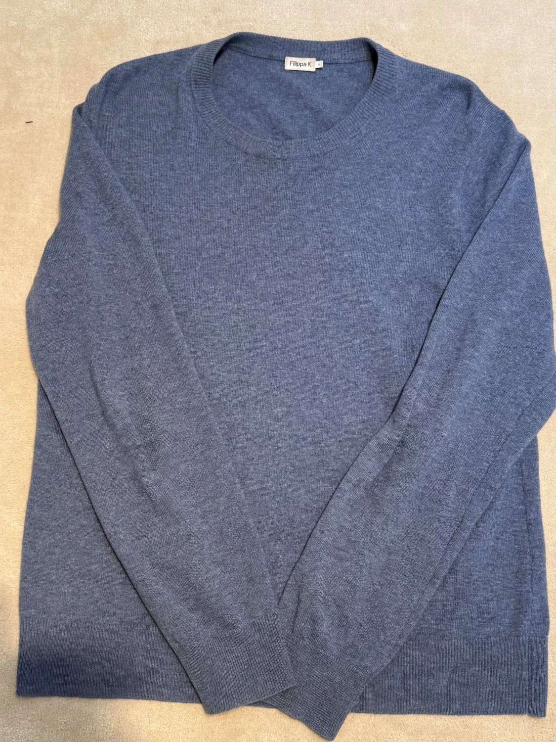 Blå Kashmir tröja - 1