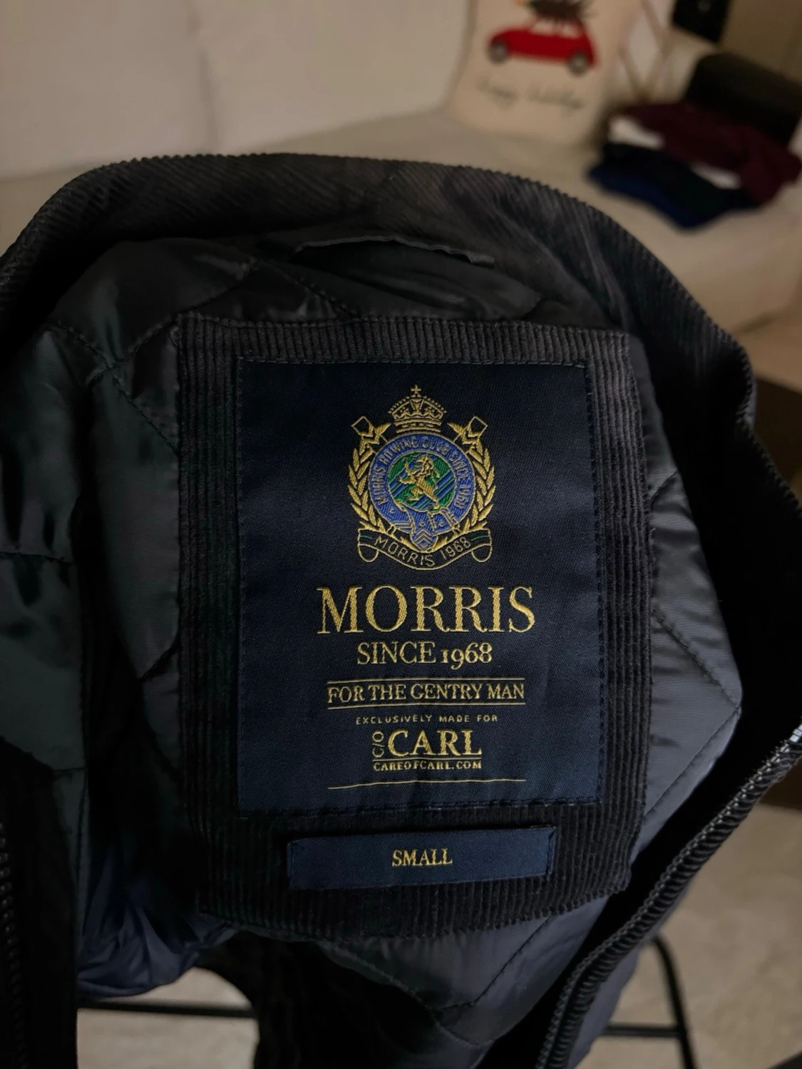 Svart quiltad väst från Morris - 1