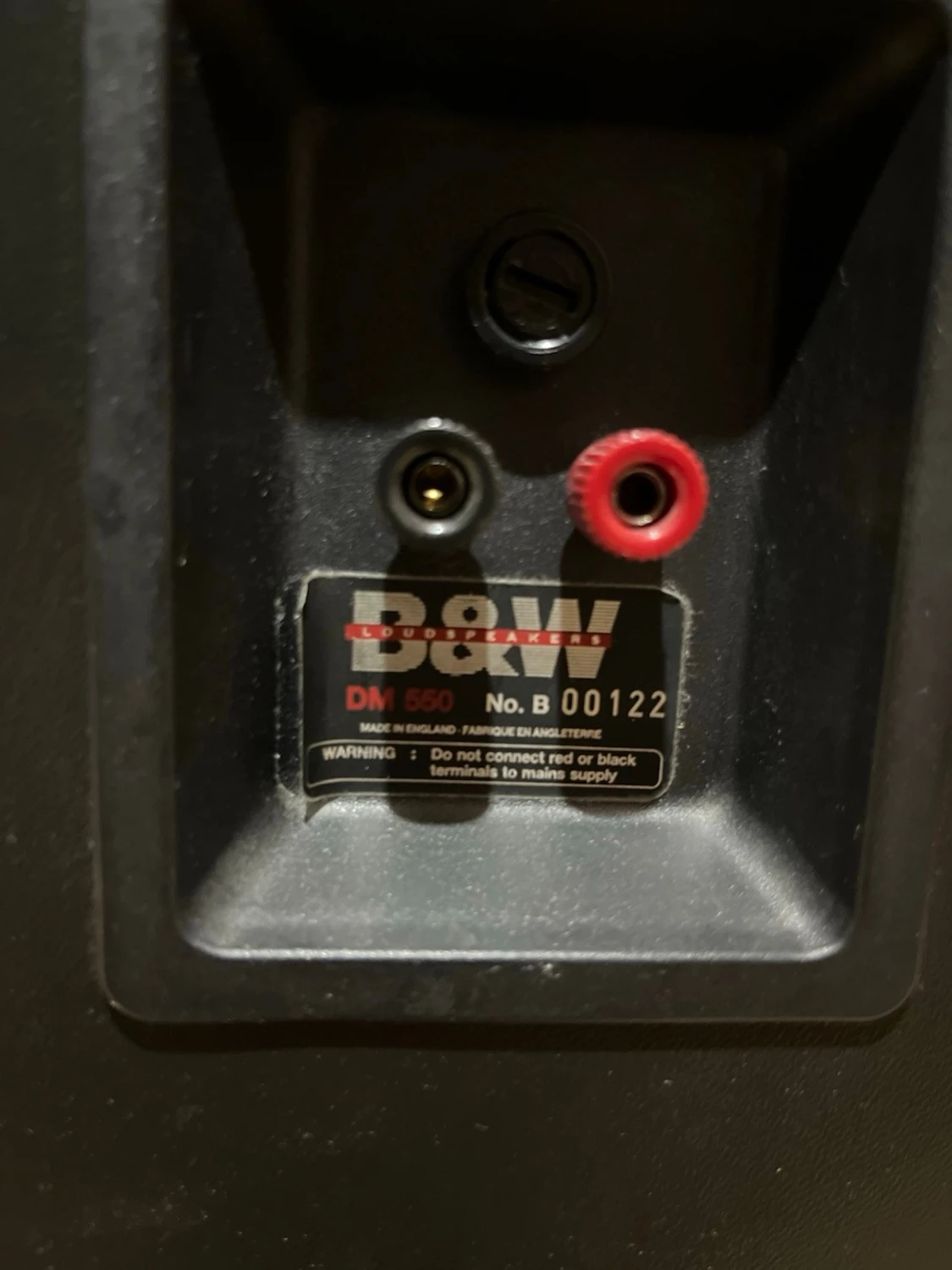 B&W DM 550 högtalare - 2