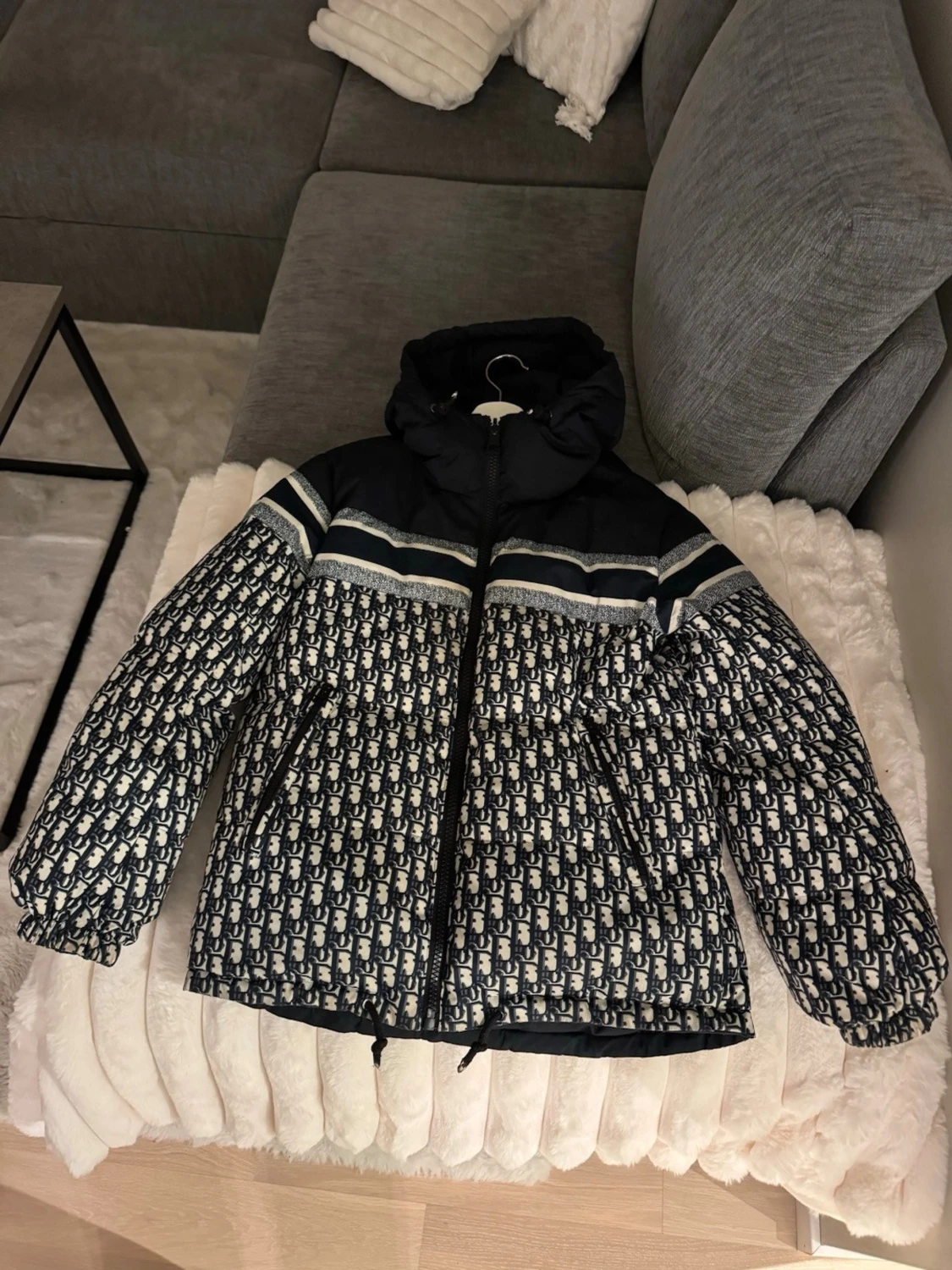 Unik vändbar pufferjacka