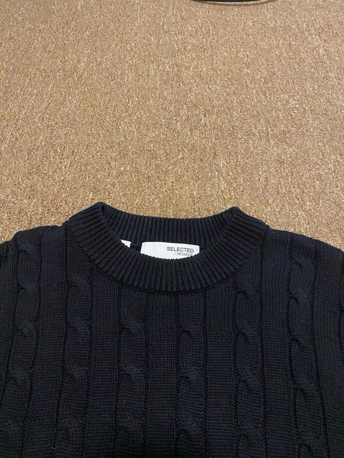  Kabel stickad tröja - 3