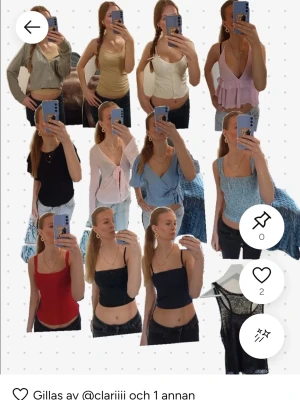 Samling av fina toppar i olika färger o en huddie - Flera snygga toppar i olika modeller och färger, bland annat linnen, blusar och croppade toppar. Färgerna varierar från svart, röd, beige, blå, rosa till vit. Några toppar har spets, volang, knyt eller omlott-detaljer. Mellan storlek  xs till m. Skriv för frågor. Alla kostar mellan 50 och 250 kr ❤️skriv för mer bilder 