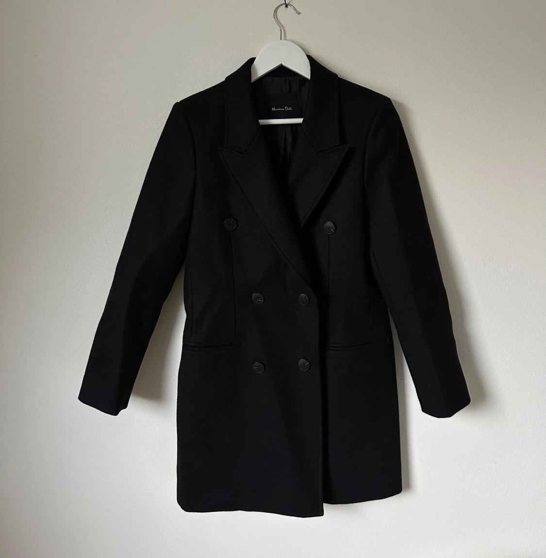 Svart Massimo Dutti kappa