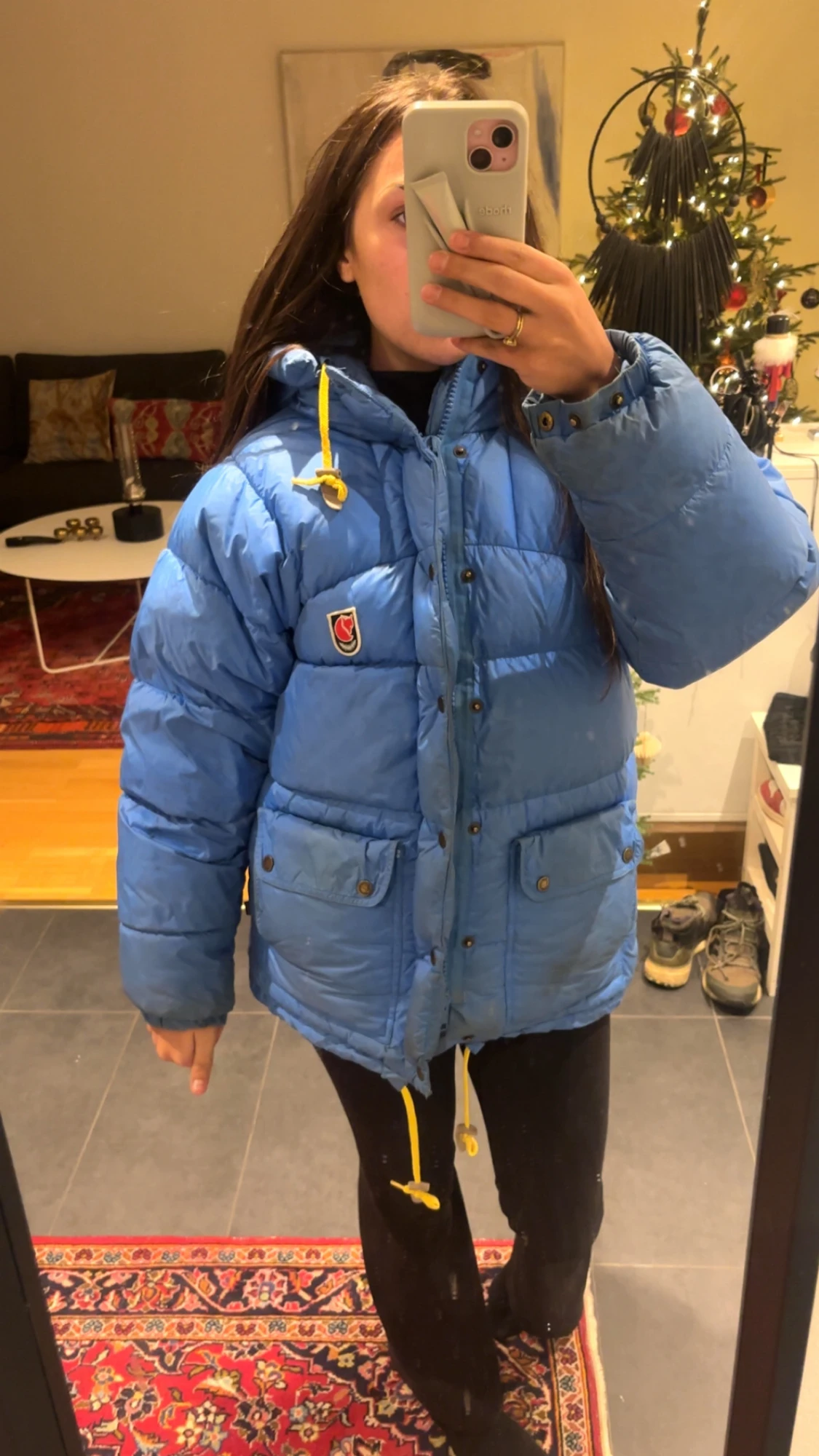 Blå dunjacka från Fjällräven - 3