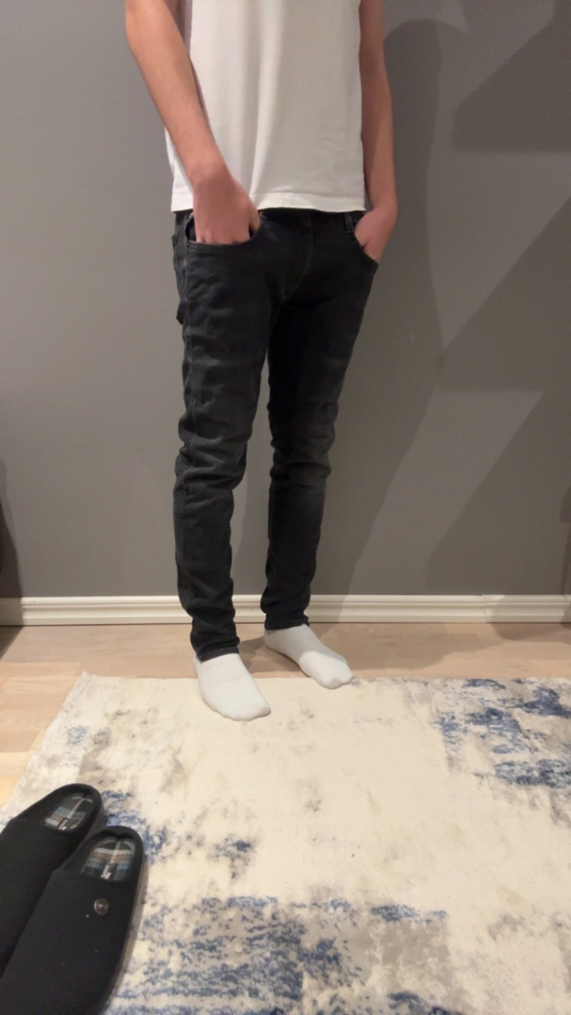 Svarta Replay anbass Jeans