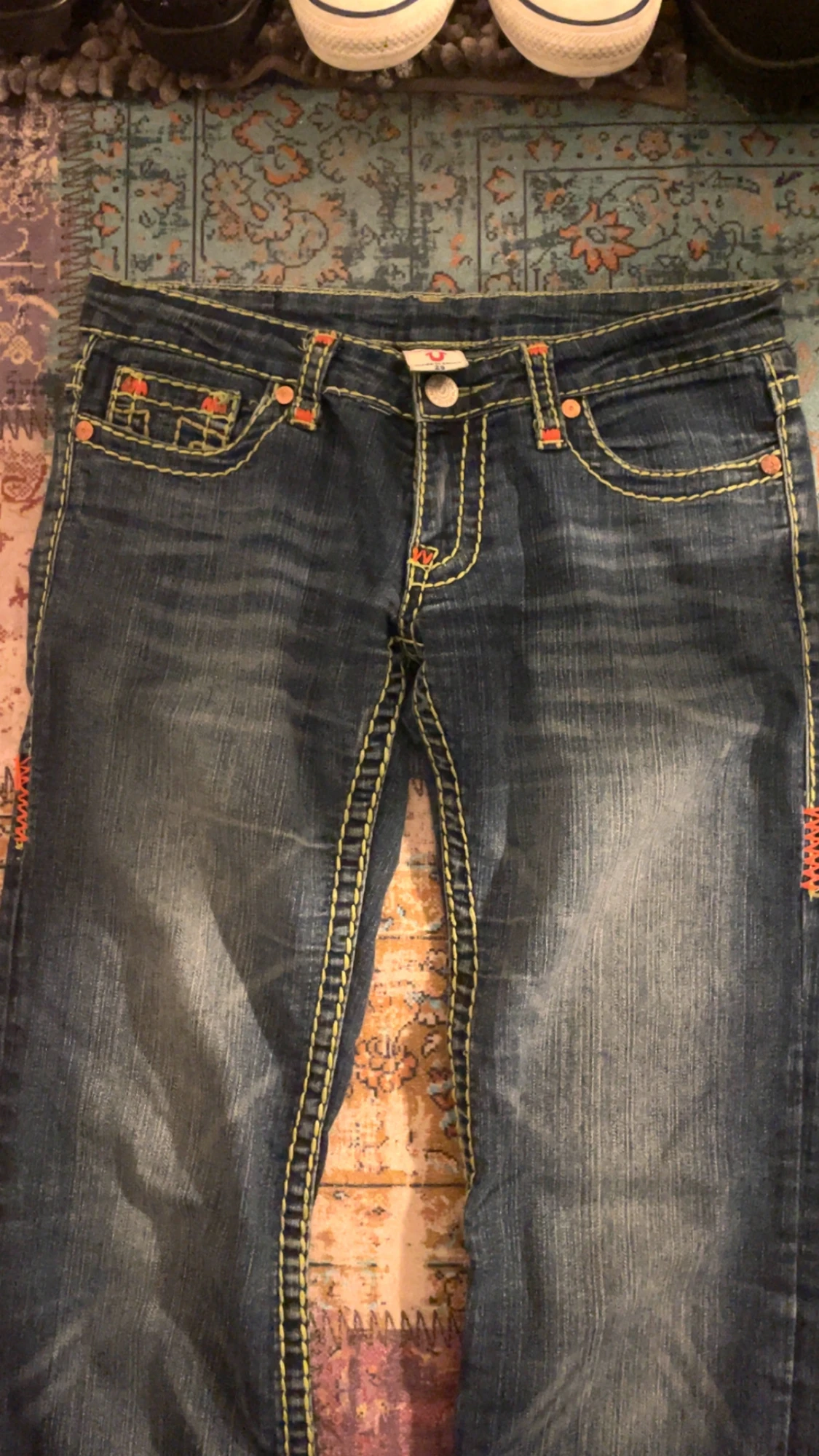 True Religion jeans med kontrastsömmar - 4