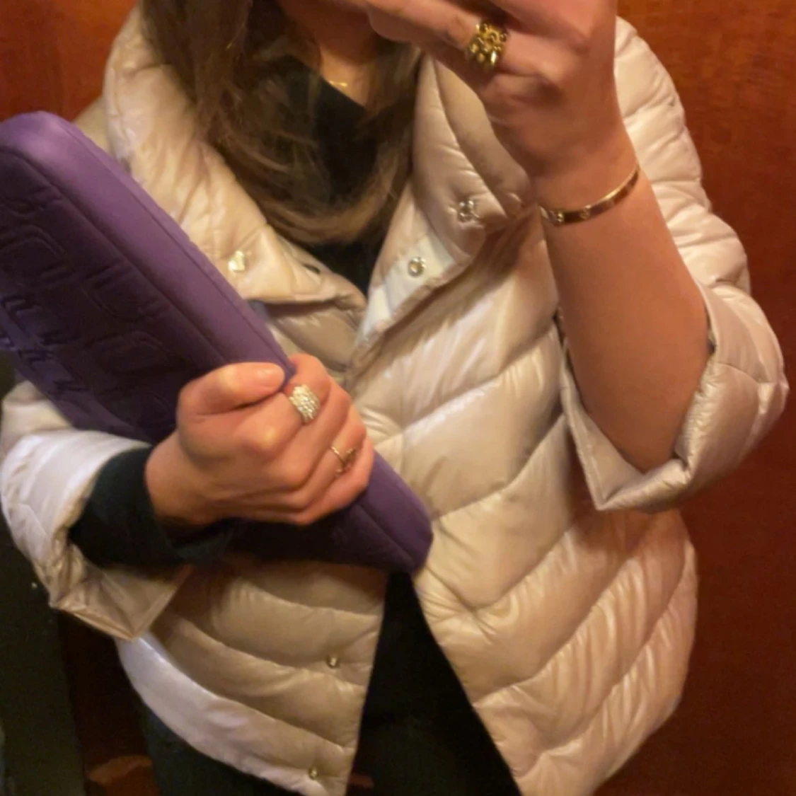 Ljusbeige dunjacka från Herno