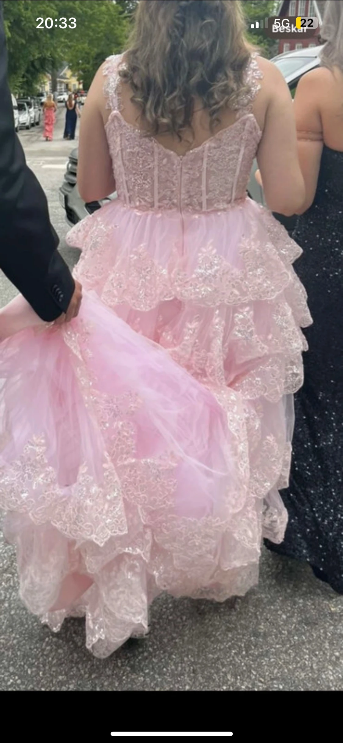 Rosa balklänning  - 1