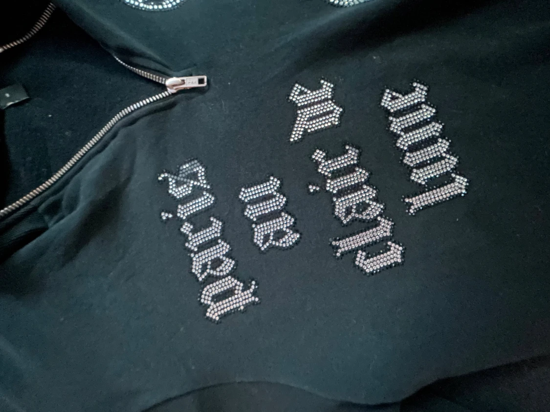 Läs beskrivningen Svart tröja half zip - 2