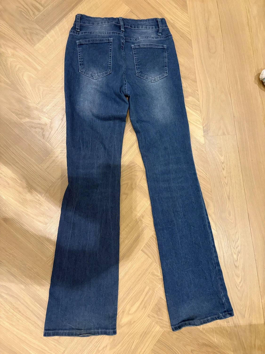 Blå bootcut jeans från SHEIN - 2