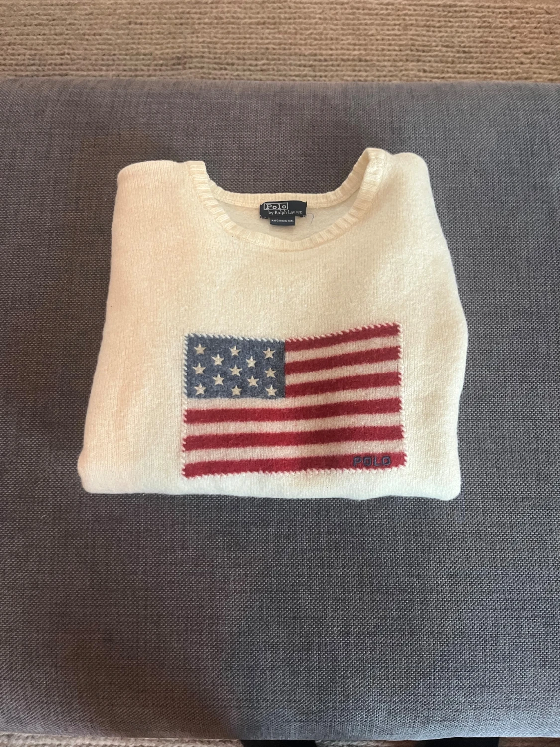 Vit stickad tröja Polo Ralph Lauren - 2