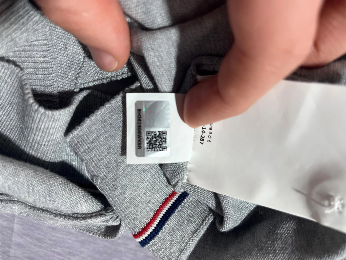 Moncler Maglia Tricot i Grå Storlek M [ÄKTA] - 6