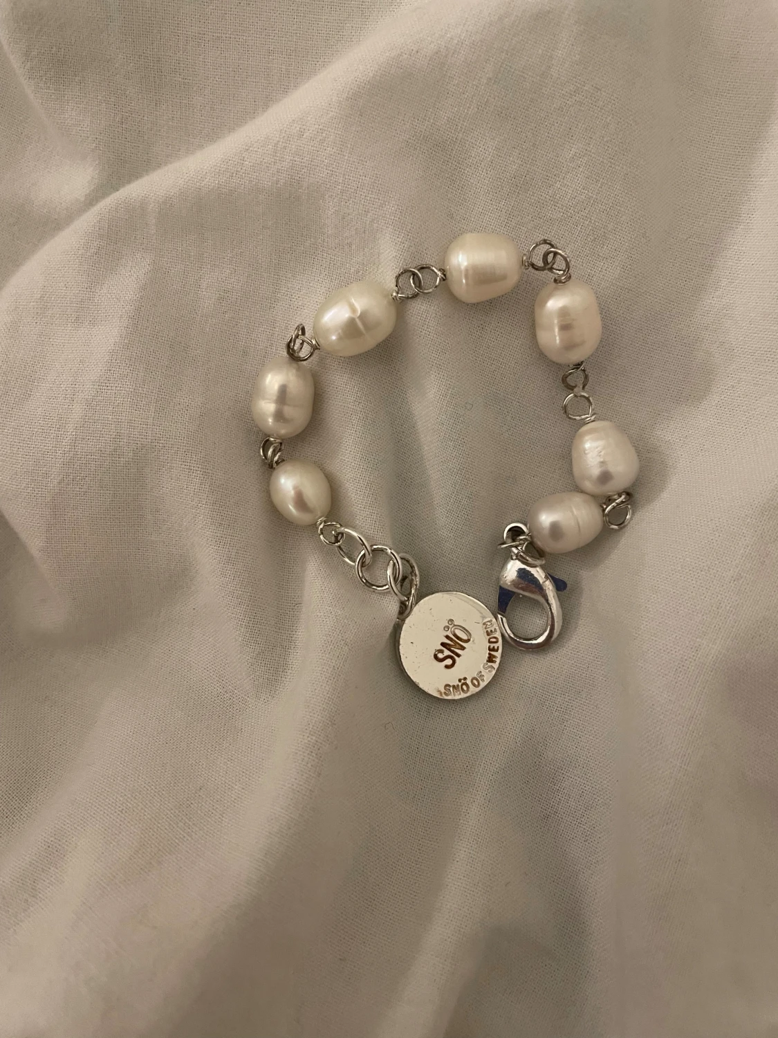 SNO of Sweden pärlarmband silver - 2