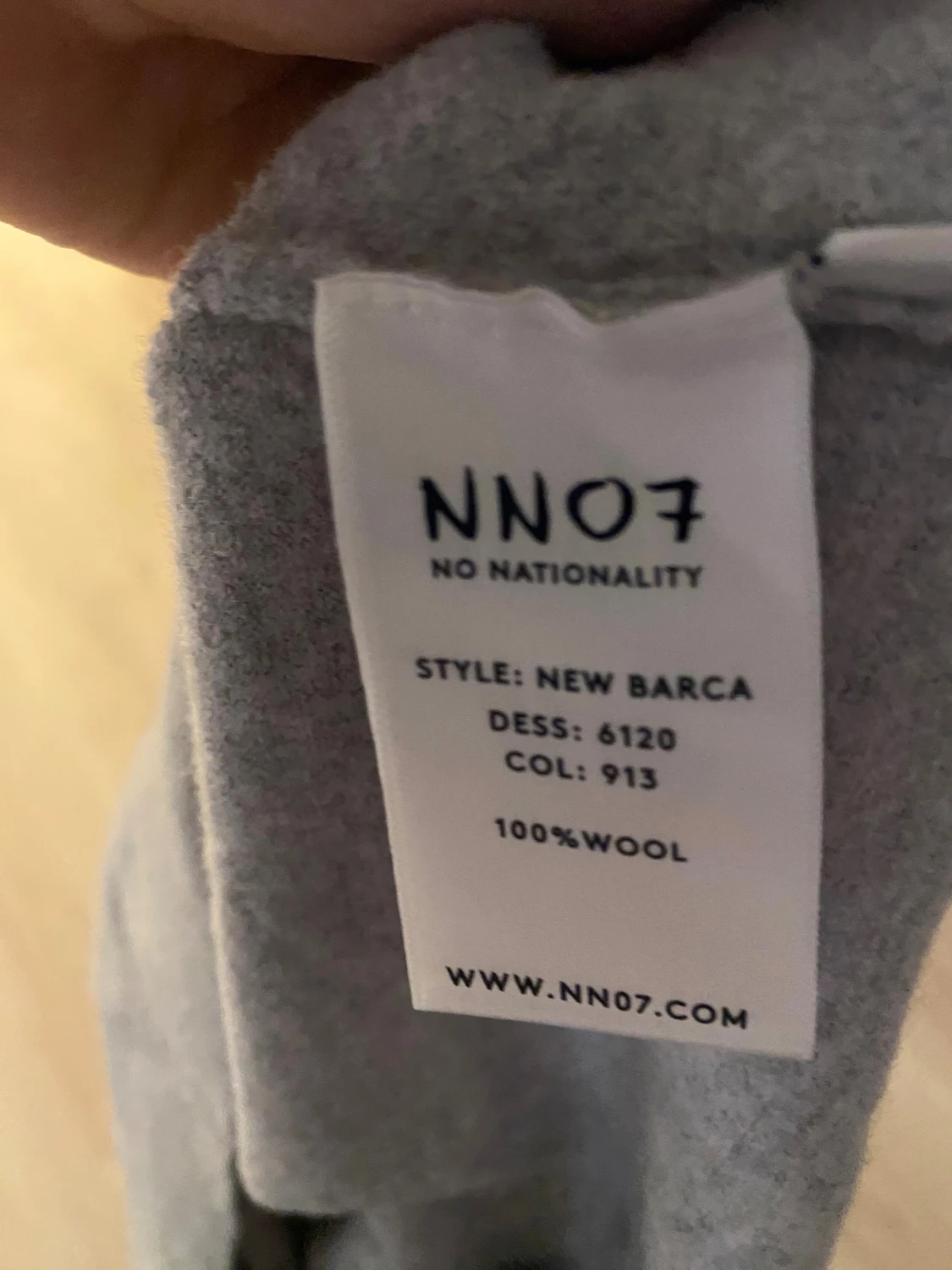 Grå stickad tröja från NN07 - 4