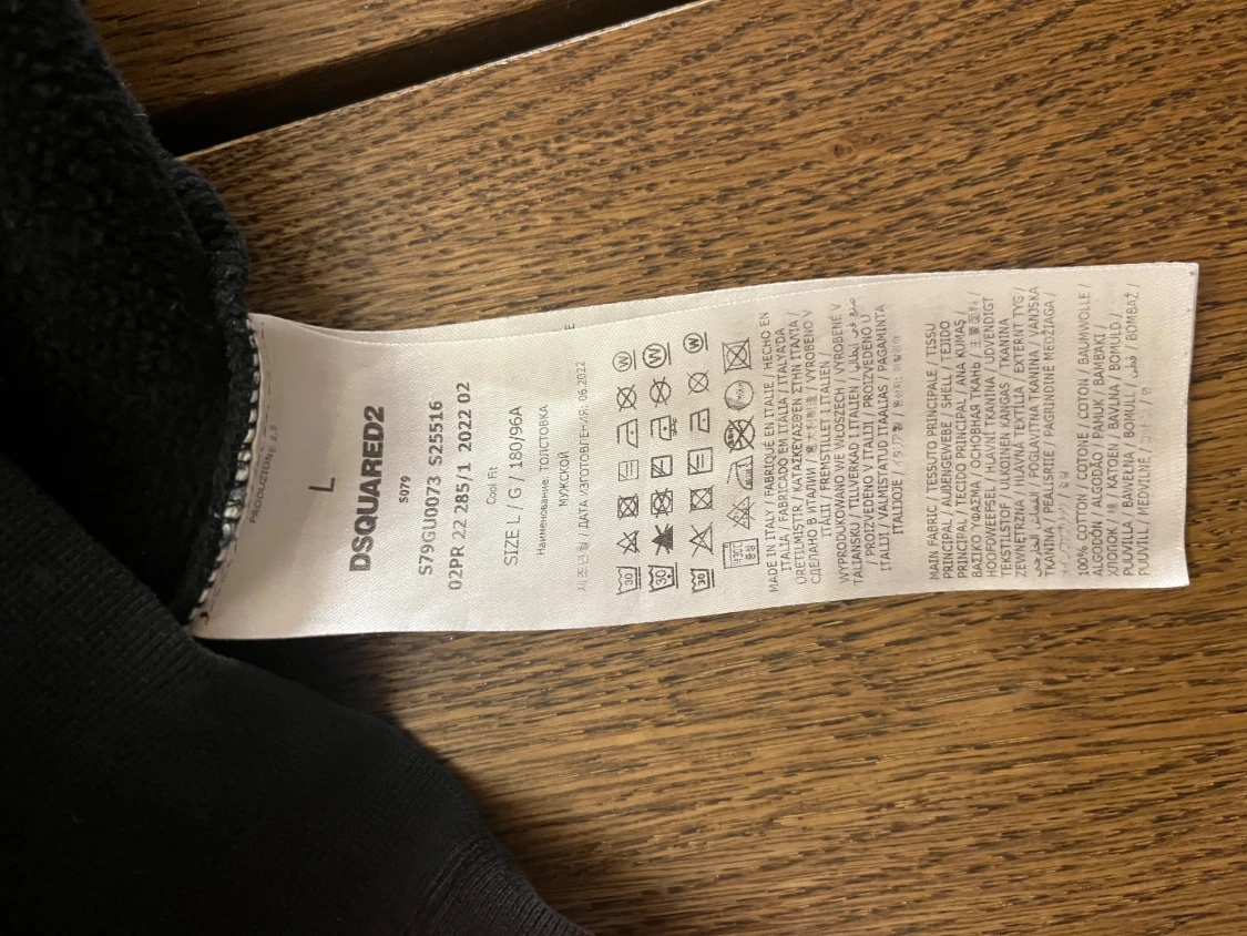 Svart Dsquared2 ICON sweatshirt L - 3