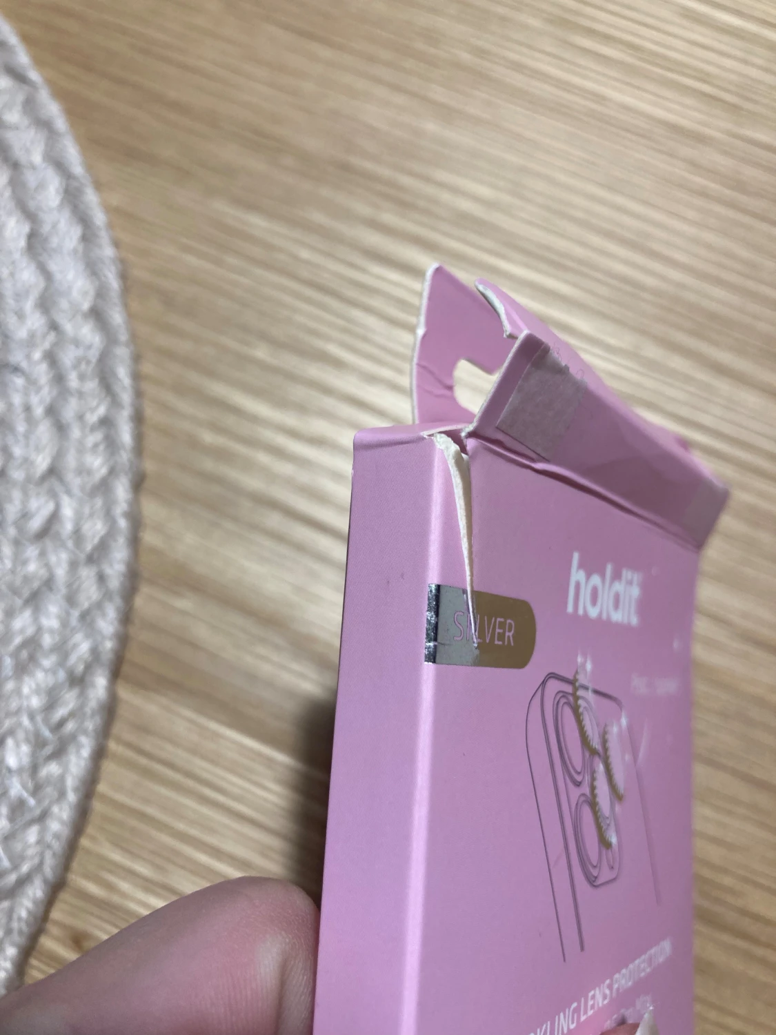 Holdit Sparkling Lens Protection iPhone 15 Pro/15 Pro Max Silver - 1