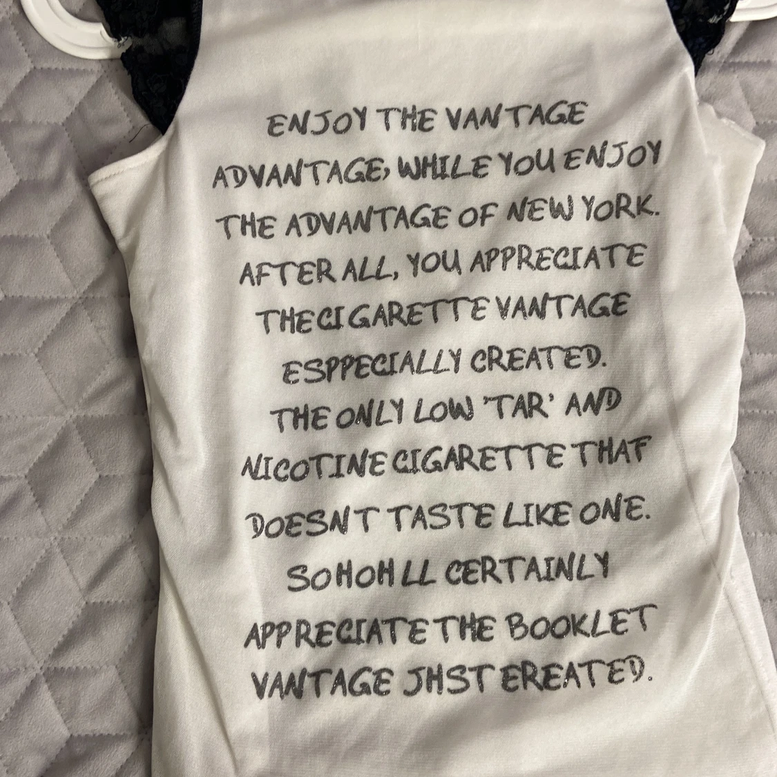 Vit svart unik tröja vintage - 1