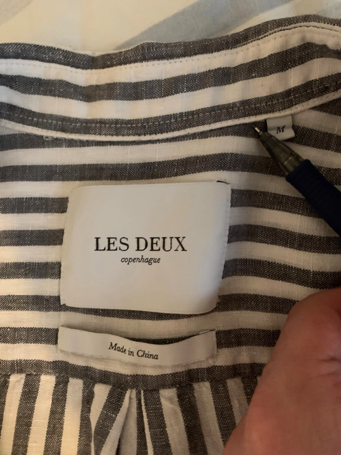 Les Deux Randig skjorta - 2