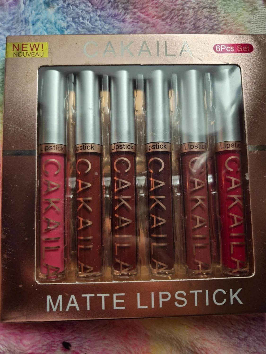 CAKAILA 6-pack matta läppstift - 2