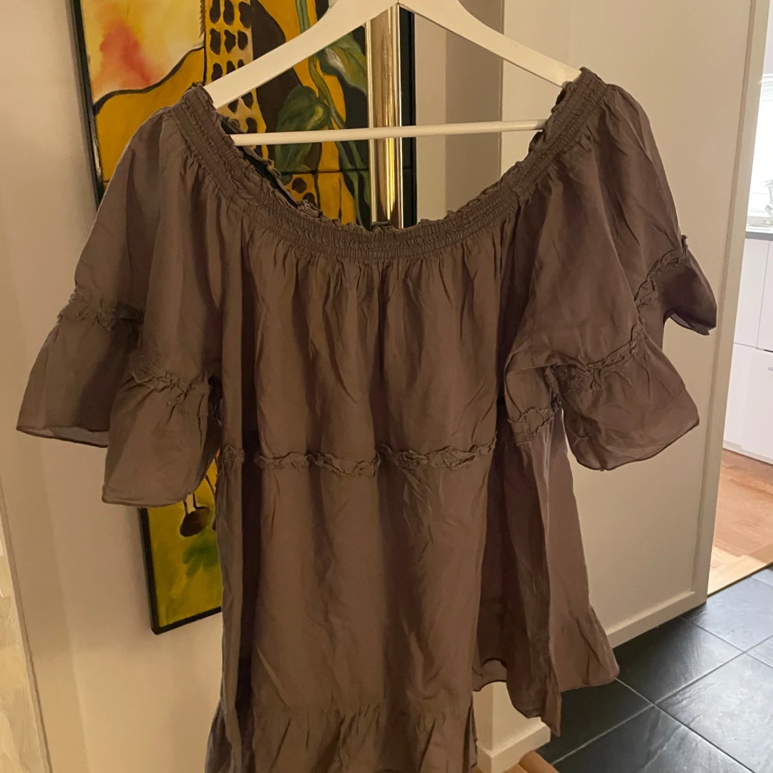 Brun volangblus från lindex - 3