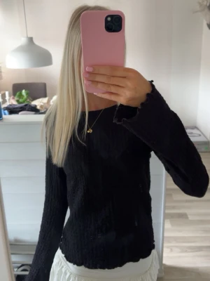 Svart tröja  - Långärmad topp från lager 157🩷