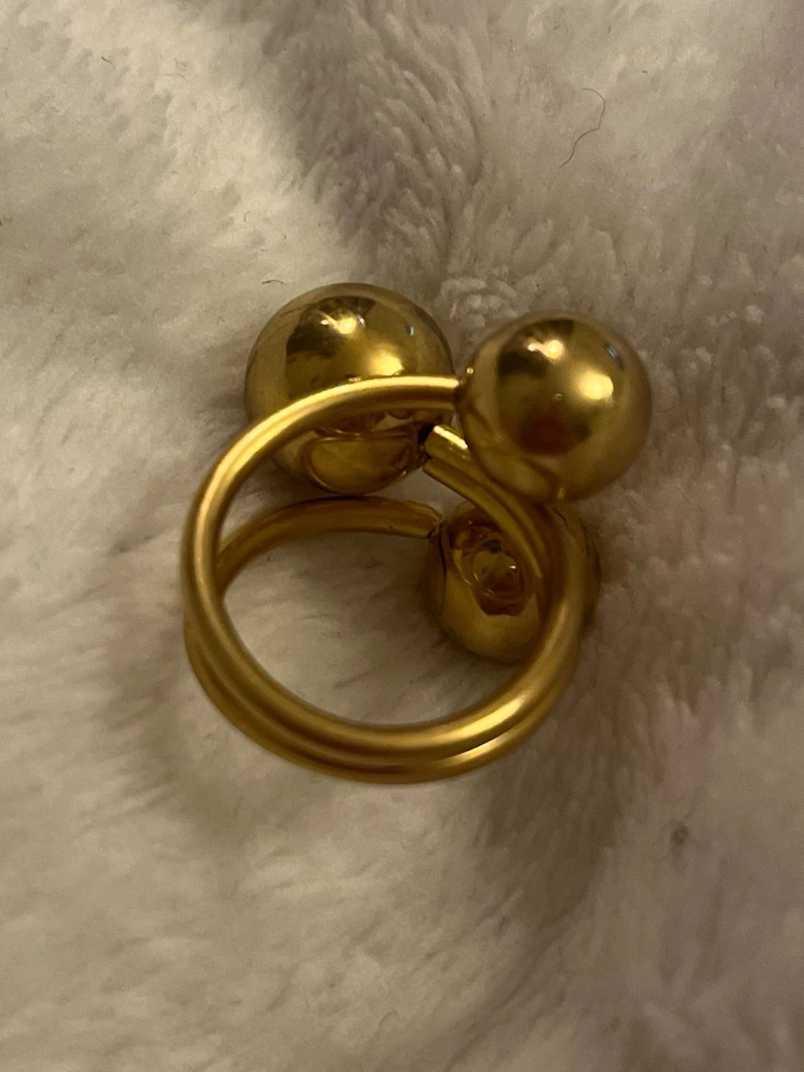 Guldig statementring✨ - 2