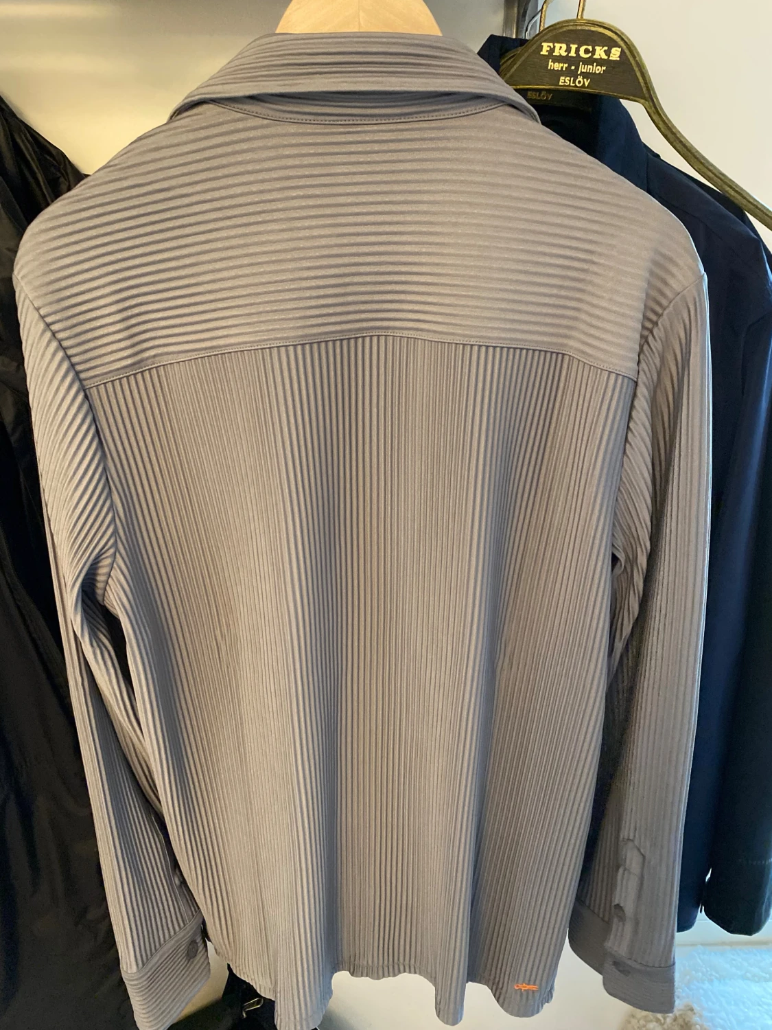 Grå ribbad overshirt från Ciszere - 1