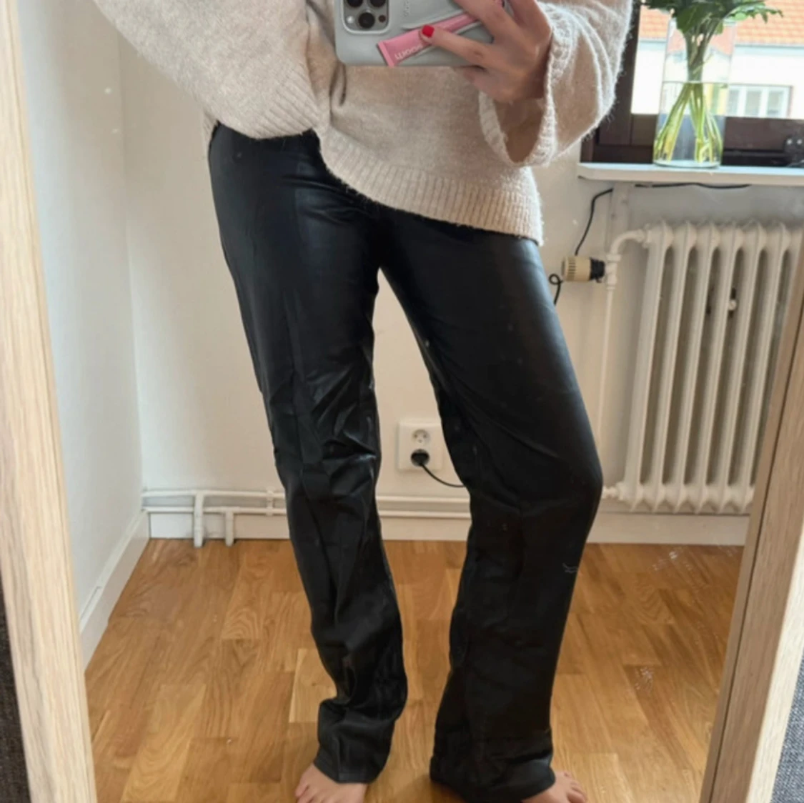 Bootcut skinnbyxor  - 1