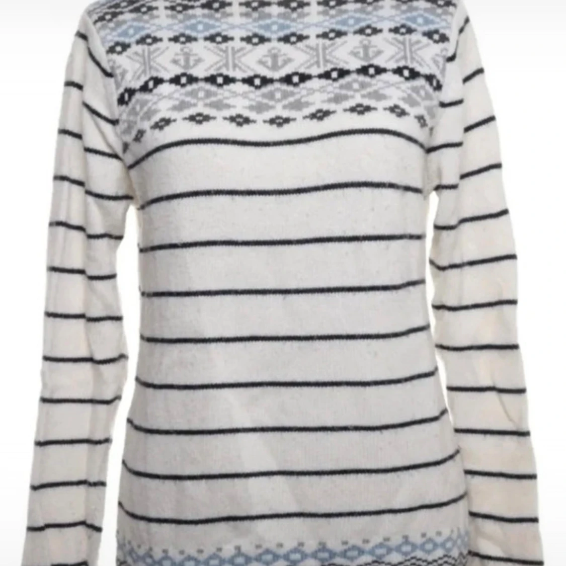 Vit randig tröja från Henri Lloyd