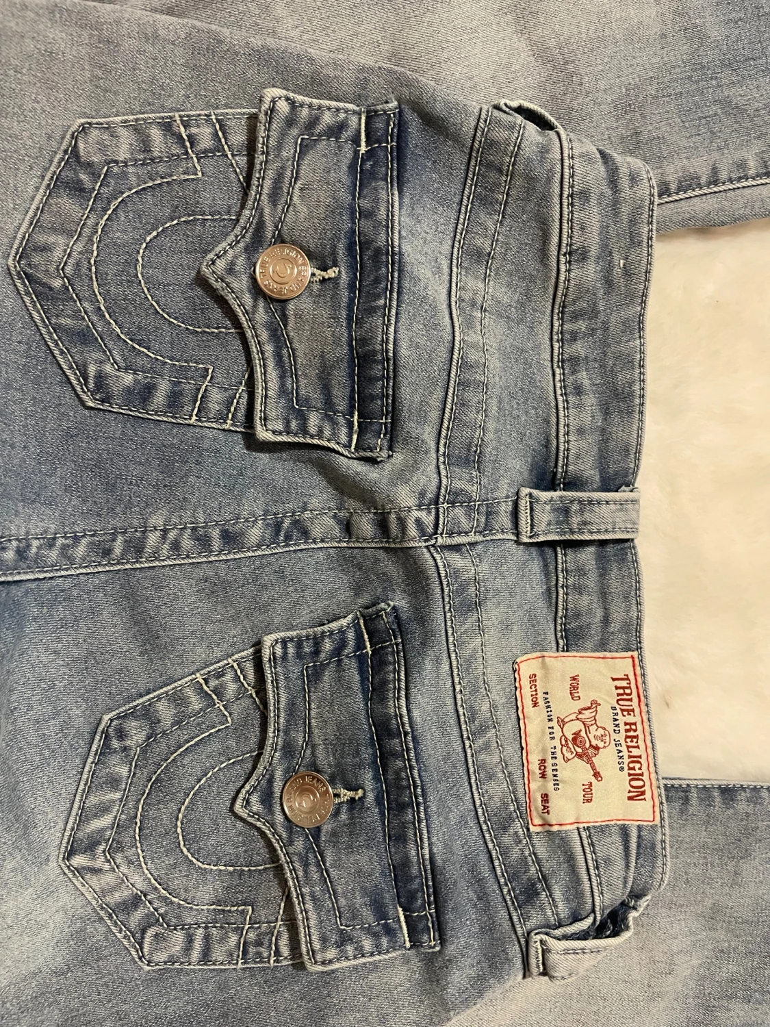 True Religion Becca Bootcut Jeans ljusblå - 2