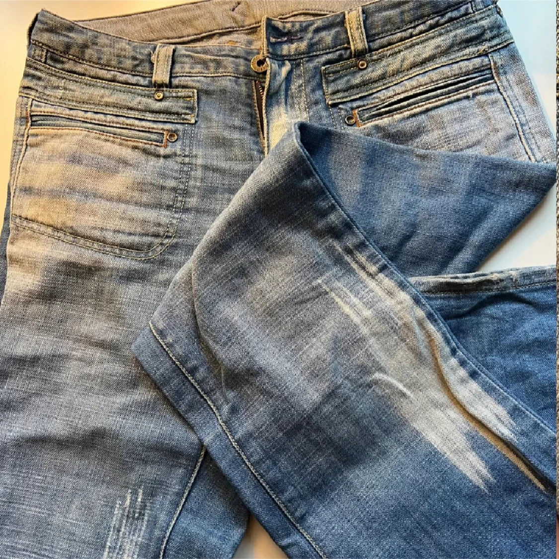 Diesel Industry ljusblå bootcut jeans - 2