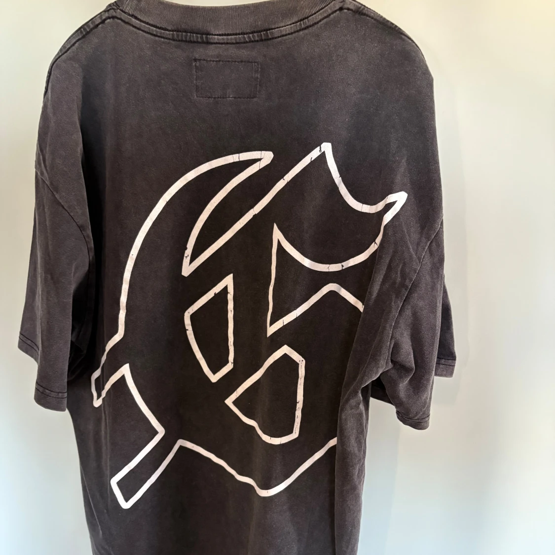 Svart Godspeed t-shirt med skelettprint - 1