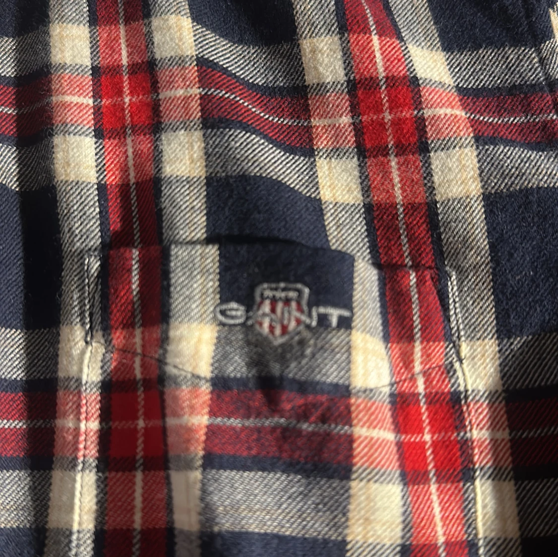 Rutig skjorta från GANT i bomull - 1