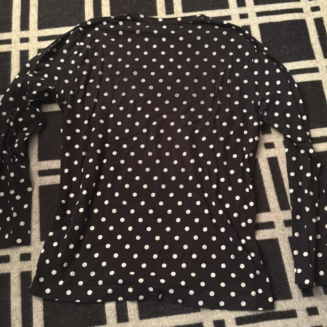 Svart prickig långärmad tröja CdG - 1