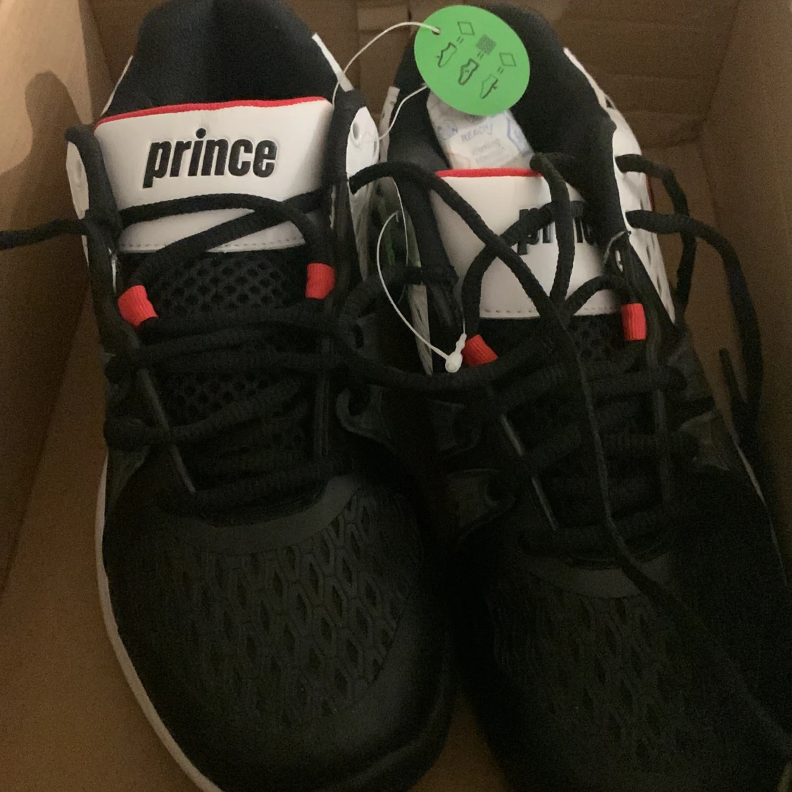 Svarta och vita Prince sneakers - 3